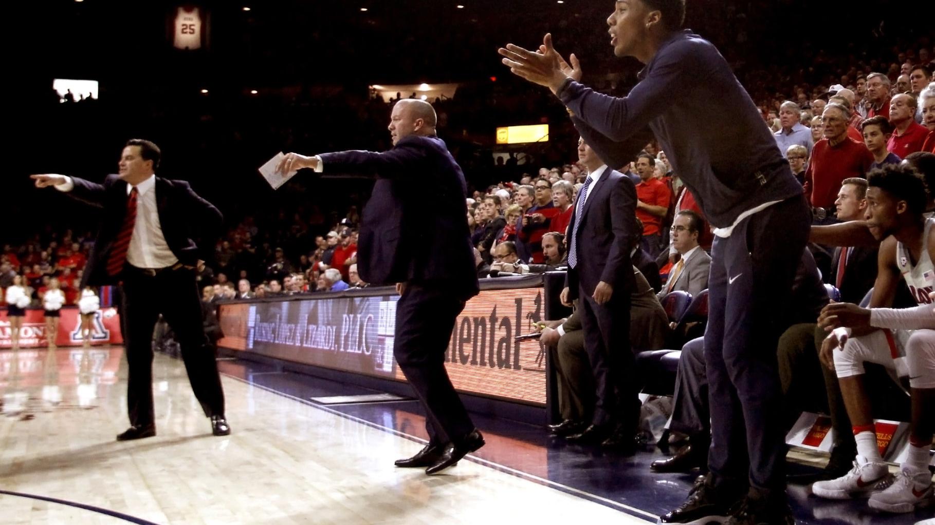 Arizona Wildcats coach Sean Miller: Allonzo Trier situation 'far higher up the ladder than me'